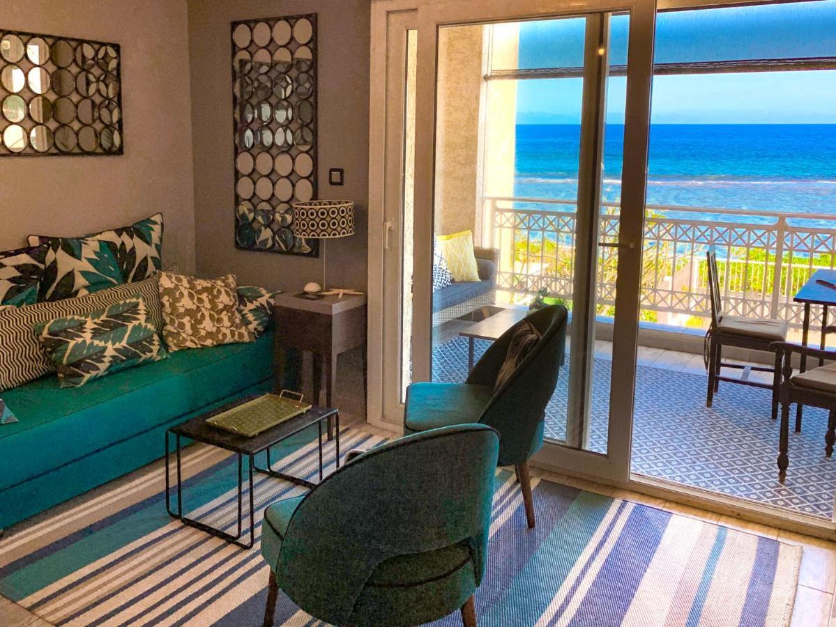 Le Petrel Blanc - Appartement Sur La Plage De La Souris Blanche Trois Bassins Exteriör bild