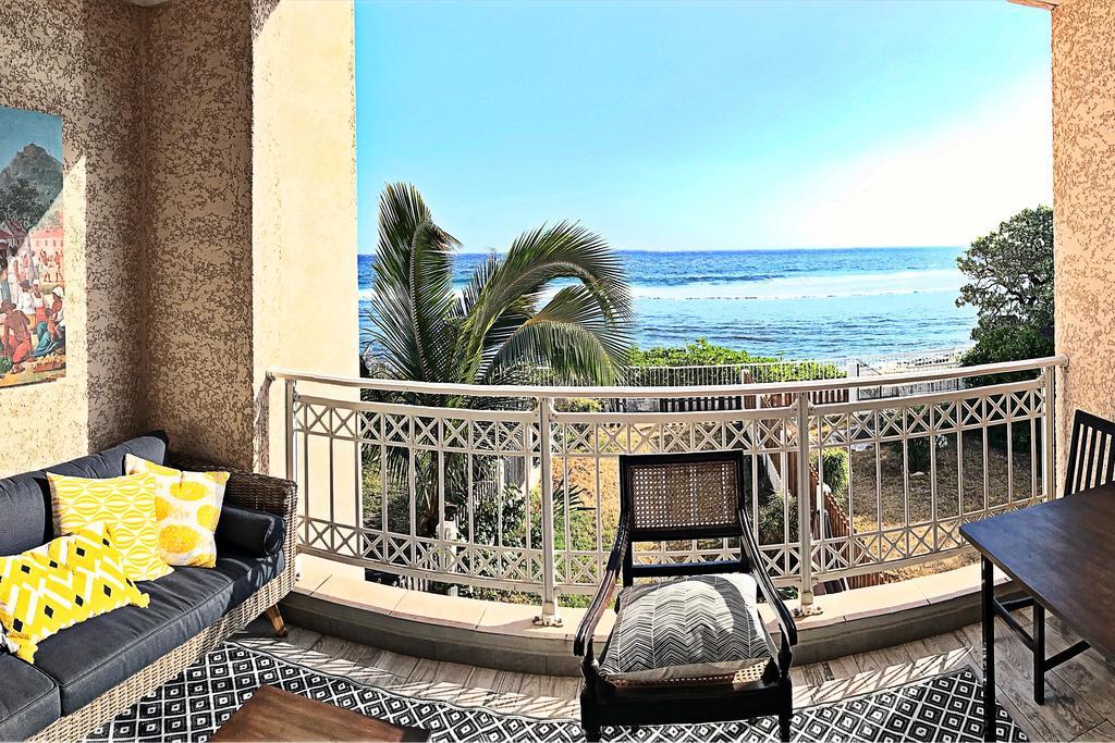 Le Petrel Blanc - Appartement Sur La Plage De La Souris Blanche Trois Bassins Exteriör bild