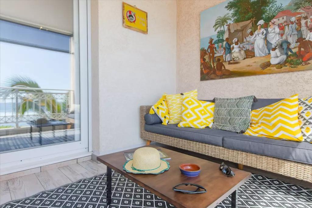 Le Petrel Blanc - Appartement Sur La Plage De La Souris Blanche Trois Bassins Exteriör bild